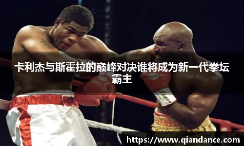 卡利杰与斯霍拉的巅峰对决谁将成为新一代拳坛霸主