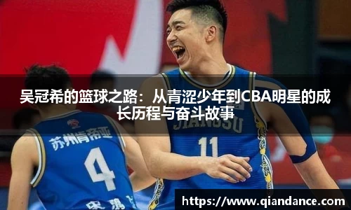 吴冠希的篮球之路：从青涩少年到CBA明星的成长历程与奋斗故事